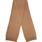 Dolce & Gabbana Brown Cashmere Knitted Foulard 207cm x 29cm Men Scarf