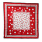 Dolce & Gabbana Red White Polka Dot Square Foulard 90cm x 88cm Scarf