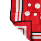Dolce & Gabbana Red White Polka Dot Square Foulard 90cm x 88cm Scarf