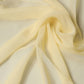 Dolce & Gabbana Light Yellow Silk Wrap Shawl Foulard 100cm x 99cm  Scarf