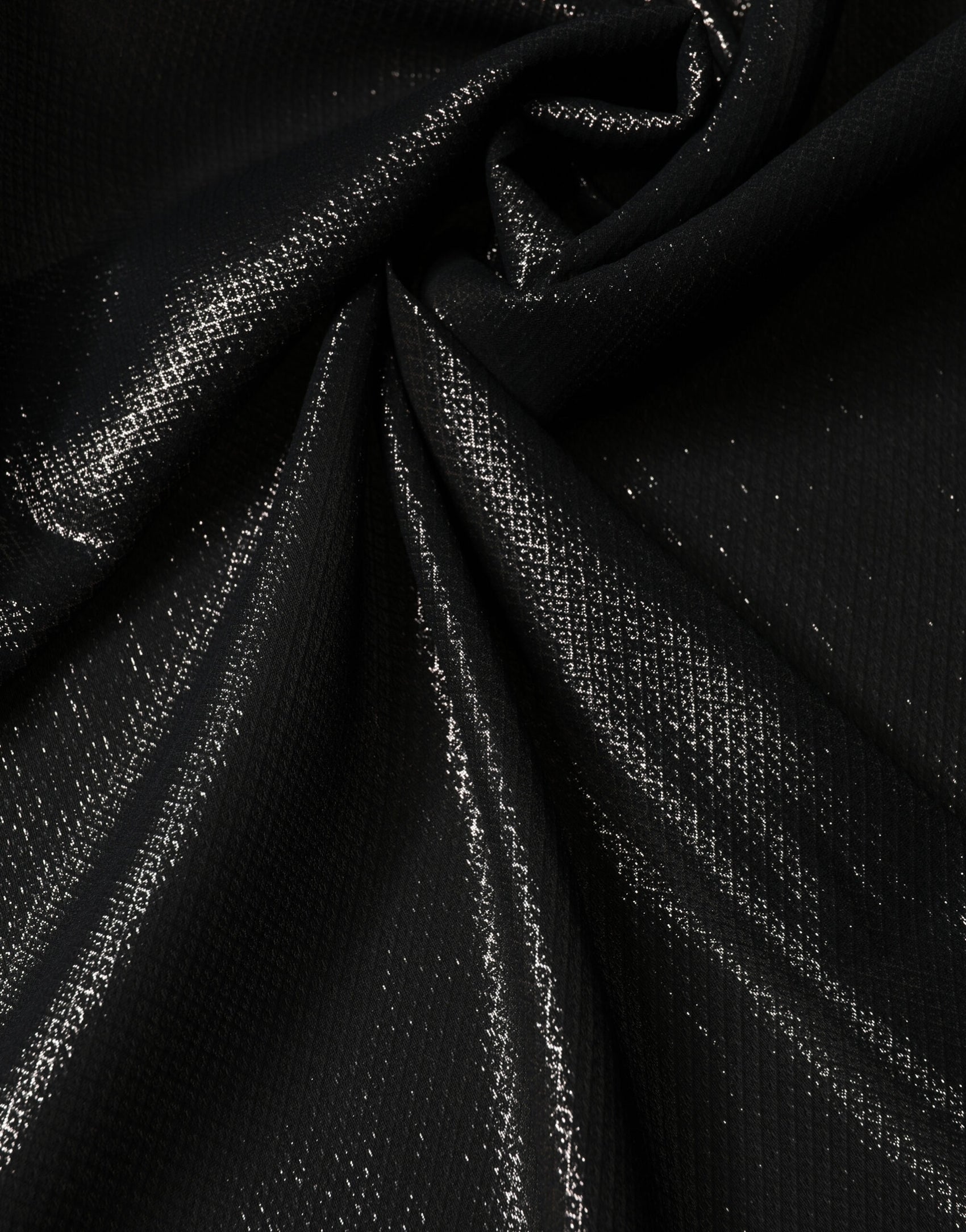 Dolce & Gabbana Black Silk Square Wrap Shawl Foulard 122cm x 120cm  Scarf
