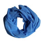 Dolce & Gabbana Blue Silk Neck Wrap Shawl Stole 200cm x 64cm Scarf