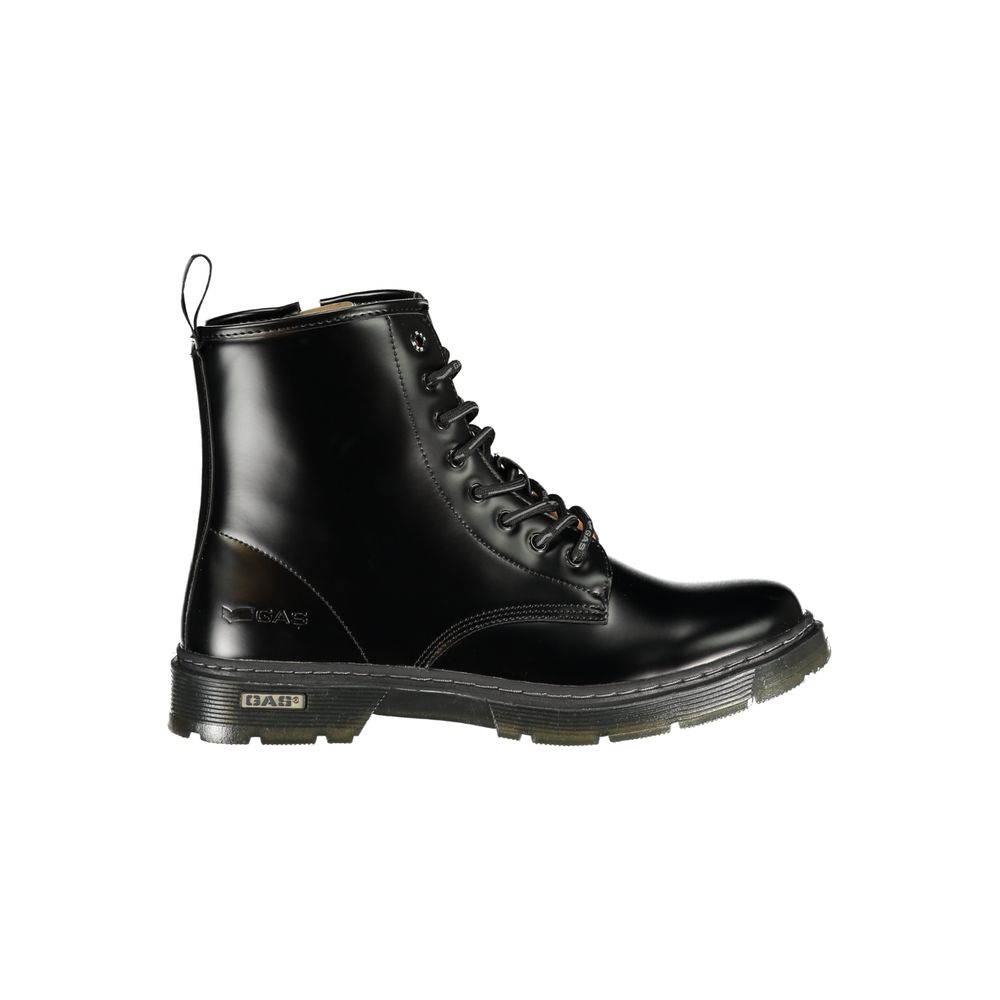 Gas Black Polyurethane Men's Ankle Boot
