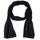 Dolce & Gabbana Black Wool Knitted Shawl Neck Wrap 200cm x 25cm  Scarf