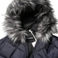 Dolce & Gabbana Black Quilted Fur Shearling Hooded  Jacket