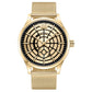 Police Gold Stainless Steel Dress Watch