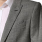 Dolce & Gabbana Gray MARTINI Single Breasted Formal 2PC Suit