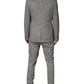 Dolce & Gabbana Gray MARTINI Single Breasted Formal 2PC Suit
