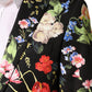Dolce & Gabbana Black Floral Single Breasted MARTINI 2 Piece Suit
