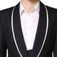 Dolce & Gabbana Black White Single Breasted SICILIA Men 3 Piece Suit