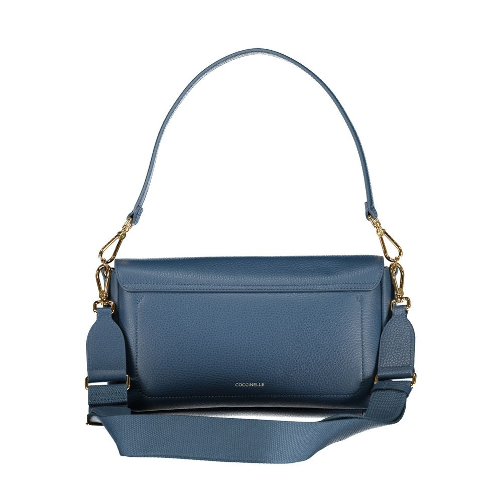 Coccinelle Blu Leather Woman Handbag