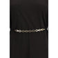 PINKO Black Acetate Casual Dress
