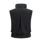 PINKO Black Nylon Sleeveless Jacket
