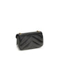 Saint Laurent Black Lamb Ovis Aries Aries Shoulder Bag