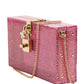 Dolce & Gabbana Pink DOLCE BOX Clutch Crossbody Women Evening Borse Bag