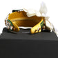Dolce & Gabbana White Yellow Silk Blend Floral Crystals Diadem Headband