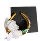 Dolce & Gabbana White Yellow Silk Blend Floral Crystals Diadem Headband