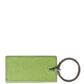 Dolce & Gabbana Green Calf Leather DG Logo Metal Ring Keyring Keychain