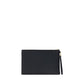 Saint Laurent Black Calf Leather Bos Taurus Clutch Bag