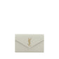 Saint Laurent White Calf Leather Bos Taurus Shoulder Bag