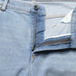 Dolce & Gabbana Light Blue Washed Loose Cotton Denim Jeans