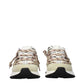 Versace Beige Leather Chunky Sneakers