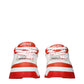 Versace White Leather Athletic Sneakers