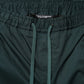 Dolce & Gabbana Green Cotton Skinny Men Jogger Trouser Pants