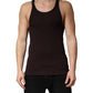 Dolce & Gabbana Brown Sleeveless Round Neck Tank Top T-shirt