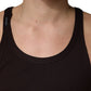 Dolce & Gabbana Brown Sleeveless Round Neck Tank Top T-shirt
