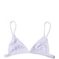 Dolce & Gabbana Top White Nylon Triangle Swimwear Beachwear Bikini