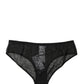 Dolce & Gabbana Black Nylon Stretch Mid Waist Brief Underwear