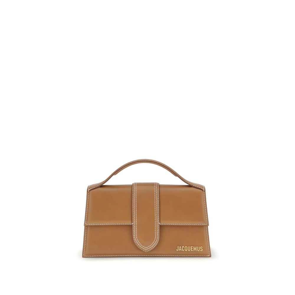 Jacquemus Brown Calf Leather Bos Taurus Handbag