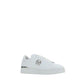 Philipp Plein White Calf Leather Bos Taurus Low Top Sneakers