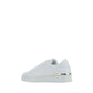 Philipp Plein White Calf Leather Bos Taurus Low Top Sneakers