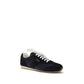 Prada Blue Calf Leather Bos Taurus Low Top Sneakers