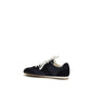 Prada Blue Calf Leather Bos Taurus Low Top Sneakers