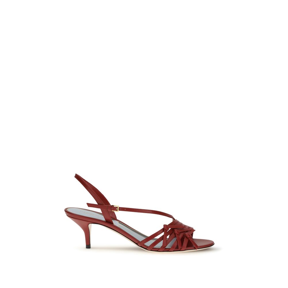 Valentino Garavani Multicolor Goatskin Strap-On Sandals