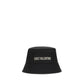 Valentino Garavani Black Cotton Bucket Hat