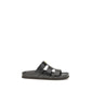 Valentino Garavani Black Calf Leather Bos Taurus Sandals