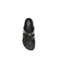 Valentino Garavani Black Calf Leather Bos Taurus Sandals