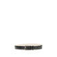 Brunello Cucinelli Black Calf Leather Bos Taurus Regular Belt