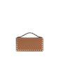 Valentino Garavani Brown Calf Leather Bos Taurus Wallet