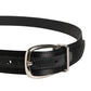 Dolce & Gabbana Men Black Classic Leather Metal Buckle Belt