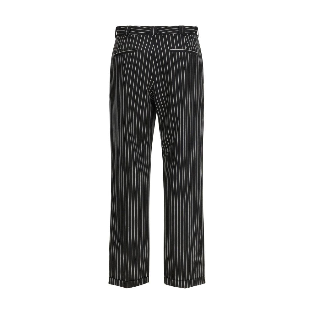 Tom Ford Black Wool Casual Pants