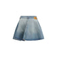 Ganni Blue Denim Skirt