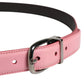 Dolce & Gabbana Men Pink Classic Leather Metal Buckle Belt