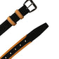 Dolce & Gabbana Men Black Orange Polyester Metal Buckle Belt
