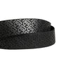 Dolce & Gabbana Men Black DG Logo Polyester Metal Buckle Belt
