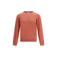 Brunello Cucinelli Orange Cotton Sweatshirt